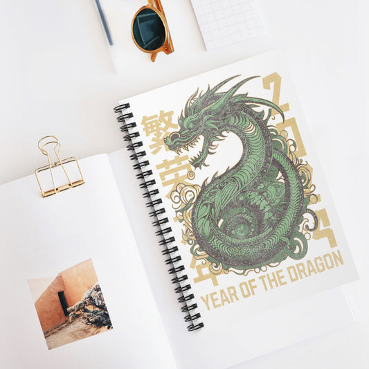 2024 Year of the Dragon Spiral Notebook