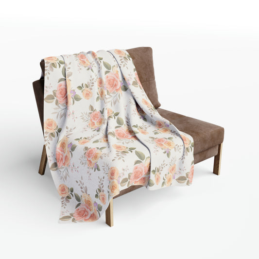 Enchanted Rose - Cozy Fleece Blanket