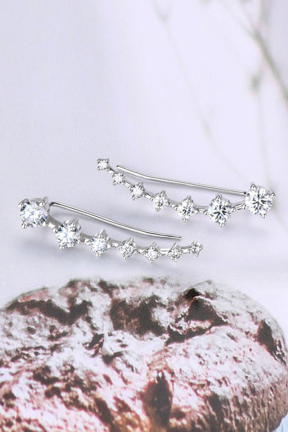 1.9 Carat Moissanite 925 Sterling Silver Earrings - Trendy AF