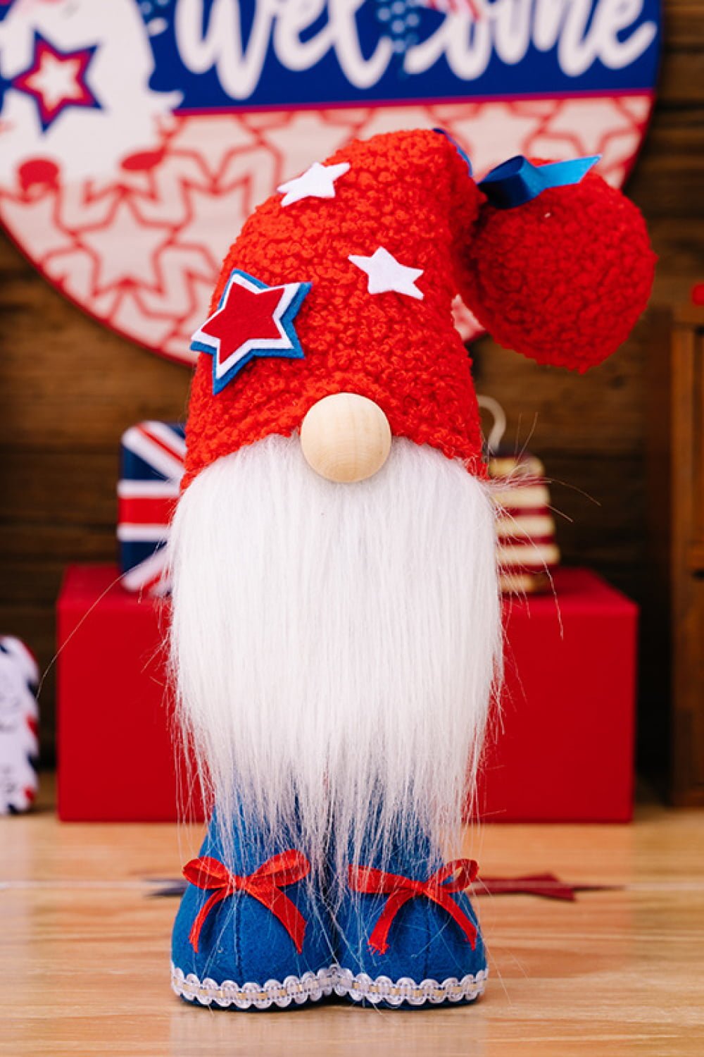 2 - Piece Independence Day Knit Beard Gnomes - Trendy AF