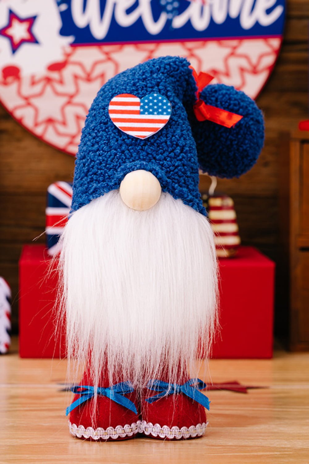 2 - Piece Independence Day Knit Beard Gnomes - Trendy AF