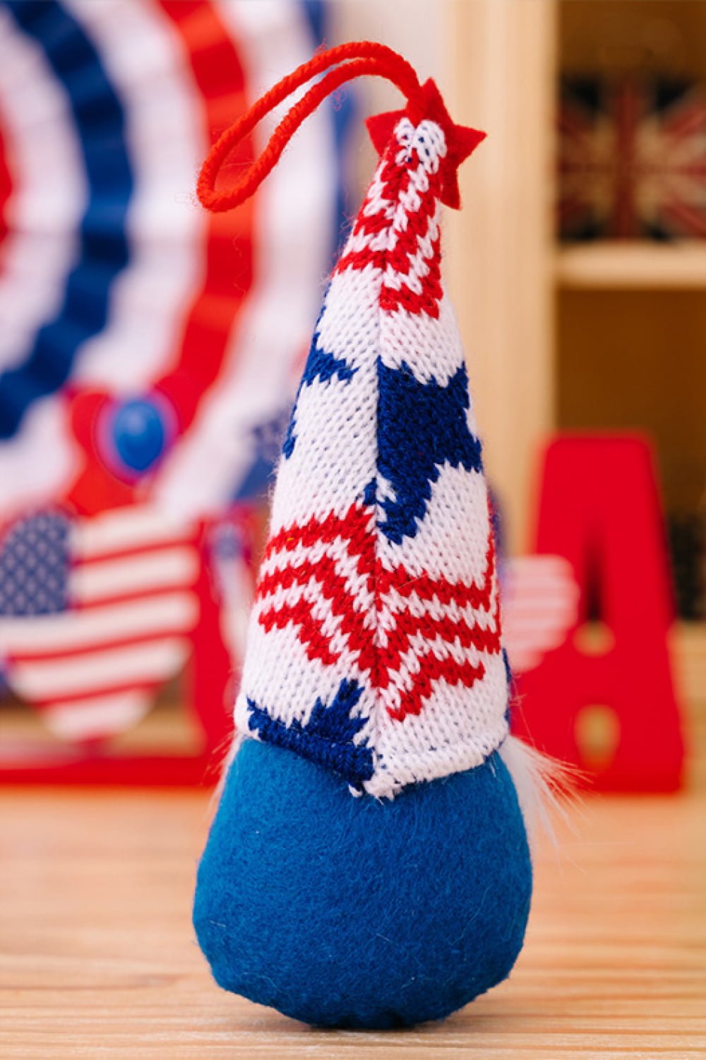 4 - Piece Independence Day Knit Hanging Gnomes - Trendy AF