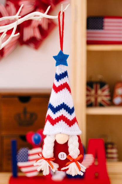 4 - Piece Independence Day Knit Hanging Gnomes - Trendy AF