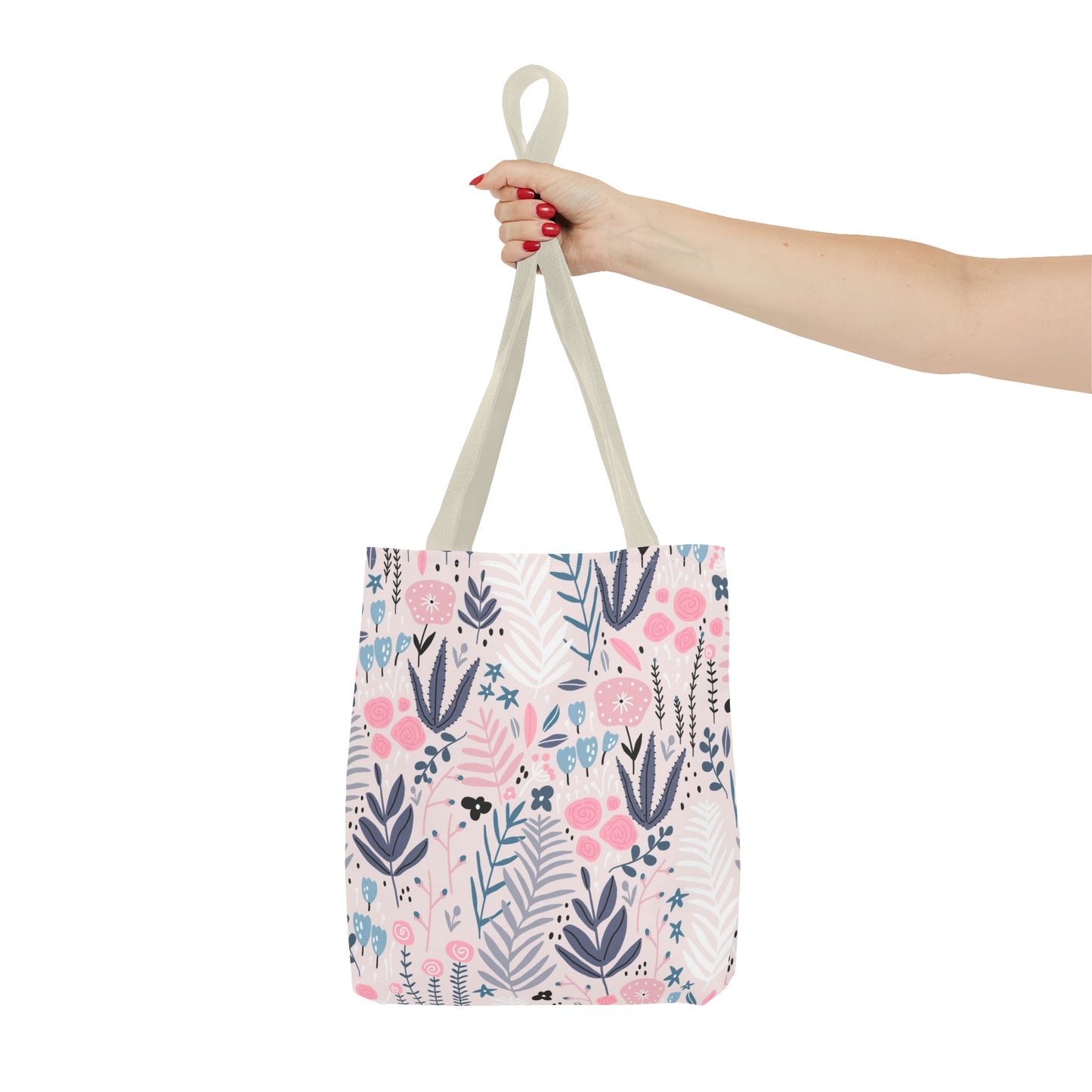 Vibrant Blossom Carryall - Floral Tote Bag