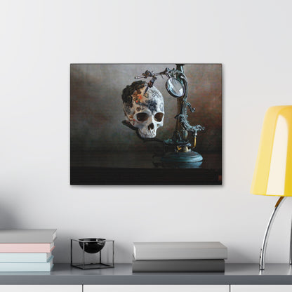 Clockwork Calavera Canvas Print