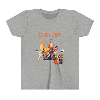 Candy Crew Kids Halloween Short Sleeve Tee - Trendy AF