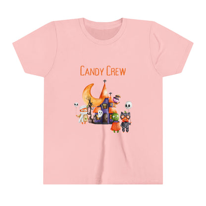 Candy Crew Kids Halloween Short Sleeve Tee - Trendy AF