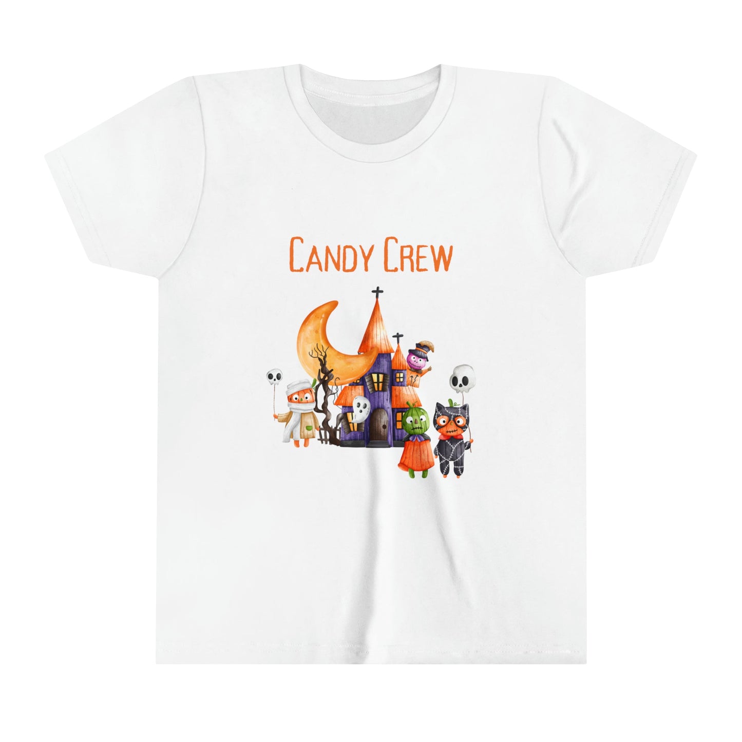 Candy Crew Kids Halloween Short Sleeve Tee - Trendy AF