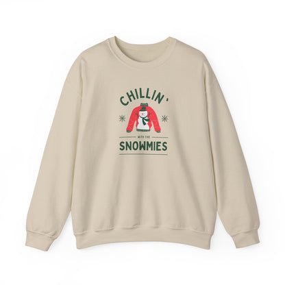 Chillin With My Snowmies Holiday Sweatshirt - Trendy AF