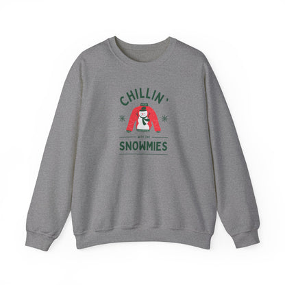 Chillin With My Snowmies Holiday Sweatshirt - Trendy AF