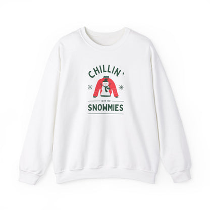 Chillin With My Snowmies Holiday Sweatshirt - Trendy AF