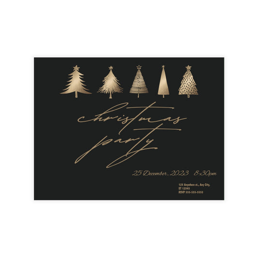 Christmas Party Invitations (envelopes included) - Trendy AF