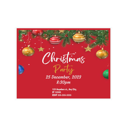 Christmas Party Invitations (envelopes included) - Trendy AF