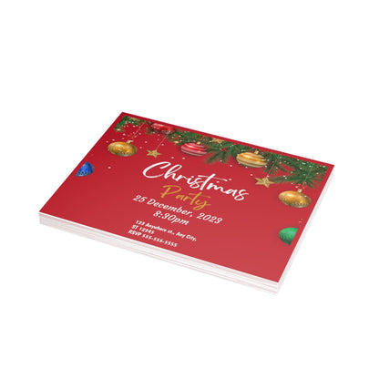 Christmas Party Invitations (envelopes included) - Trendy AF