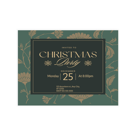 Christmas Party Invitations (envelopes included) - Trendy AF