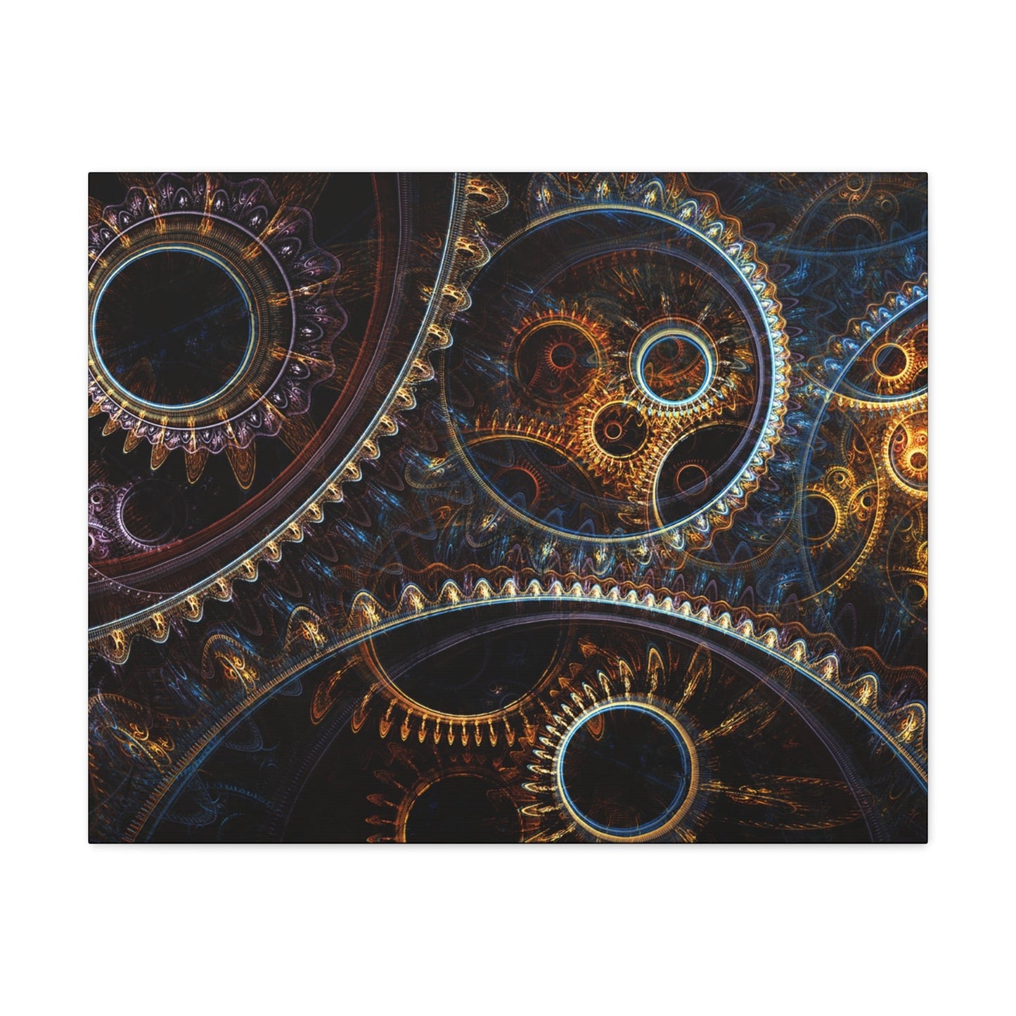 Clockwork Convergence Canvas Print - Trendy AF