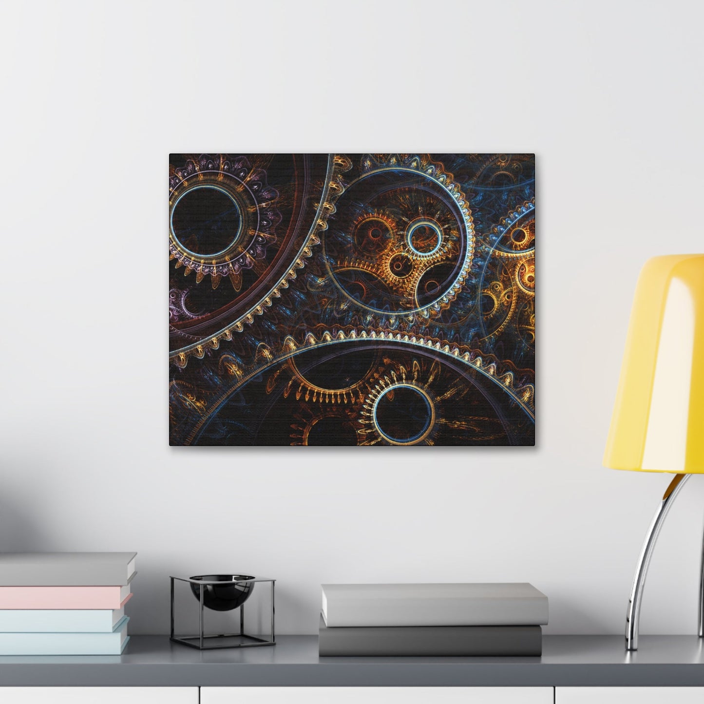 Clockwork Convergence Canvas Print - Trendy AF