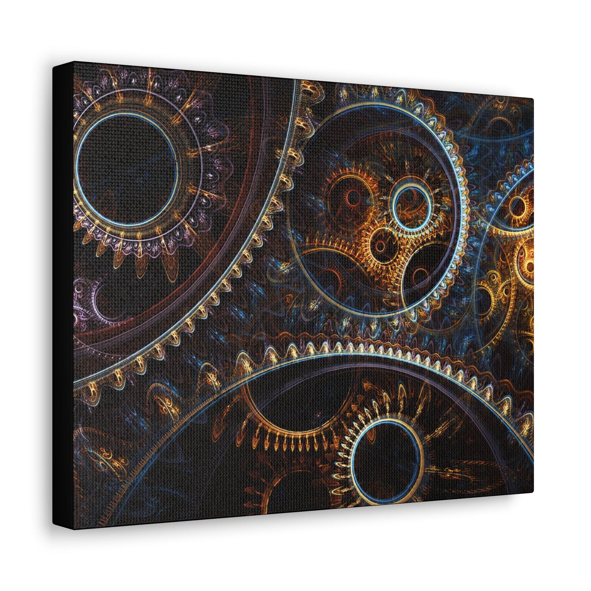 Clockwork Convergence Canvas Print - Trendy AF