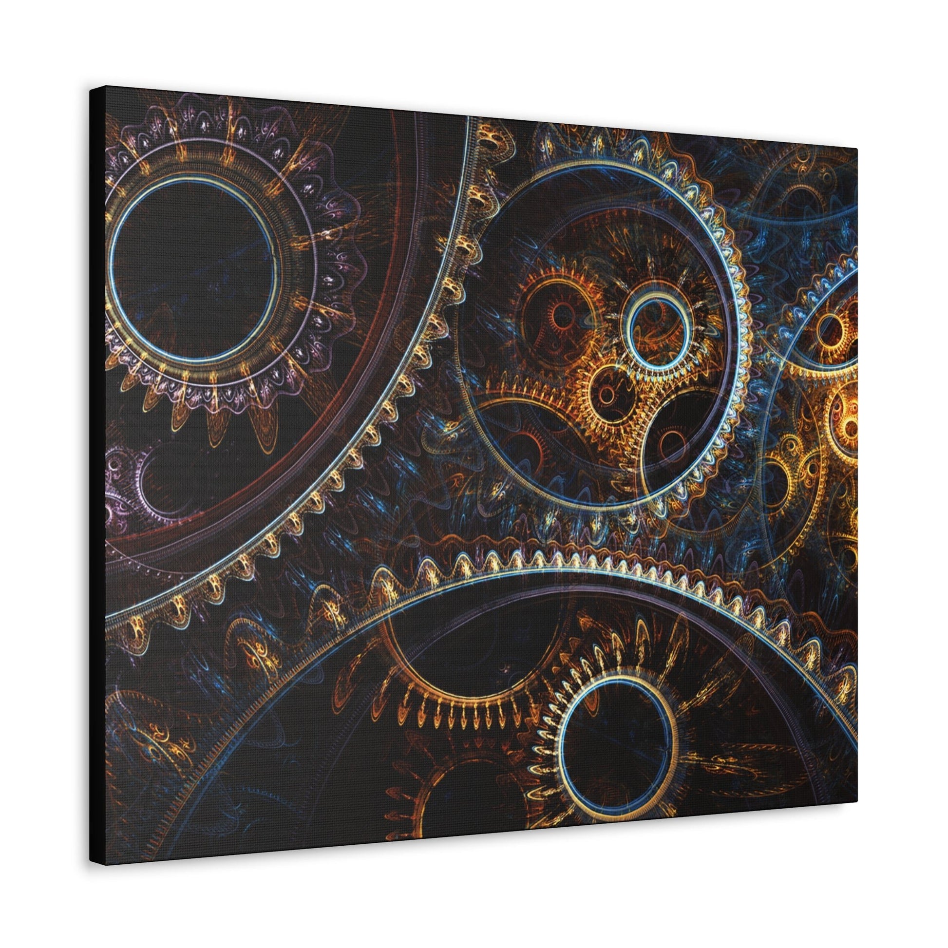 Clockwork Convergence Canvas Print - Trendy AF