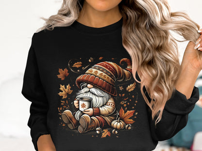 Cozy Fall Gnome Sweatshirt - Trendy AF