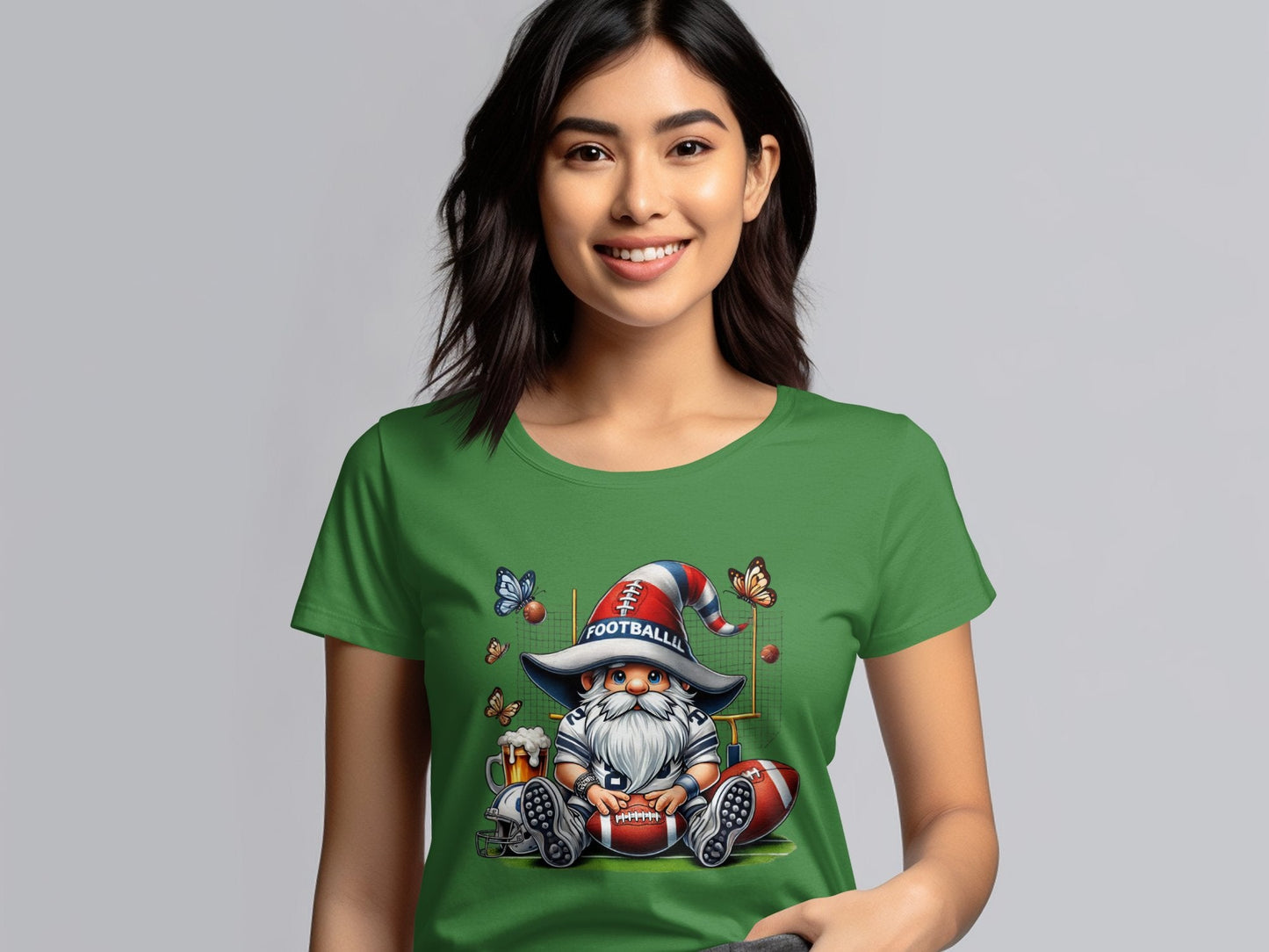 Cute Gnome Football T-Shirt - Trendy AF