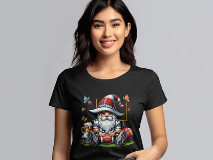 Cute Gnome Football T-Shirt - Trendy AF