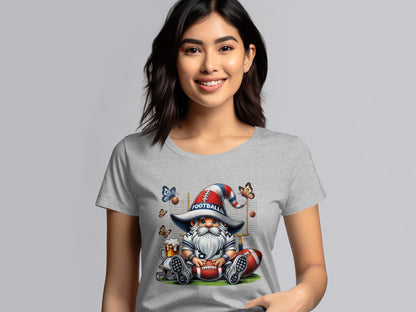 Cute Gnome Football T-Shirt - Trendy AF