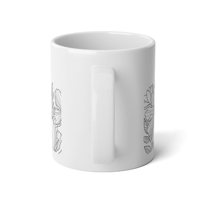 Floral Jumbo Mug, 20oz - Trendy AF