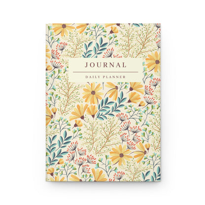 Flower Bouquet Daily Journal Hardcover Matte - Trendy AF