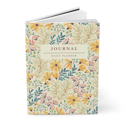 Flower Bouquet Daily Journal Hardcover Matte - Trendy AF