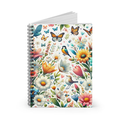 Fresh Vibes Spiral Notebook - Ruled Line - Trendy AF