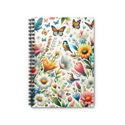 Fresh Vibes Spiral Notebook - Ruled Line - Trendy AF