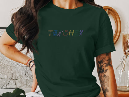 Fun and Creative Teacher T-Shirt Perfect for Educators - Trendy AF