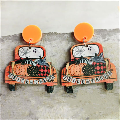 Halloween Drop Earrings - Trendy AF