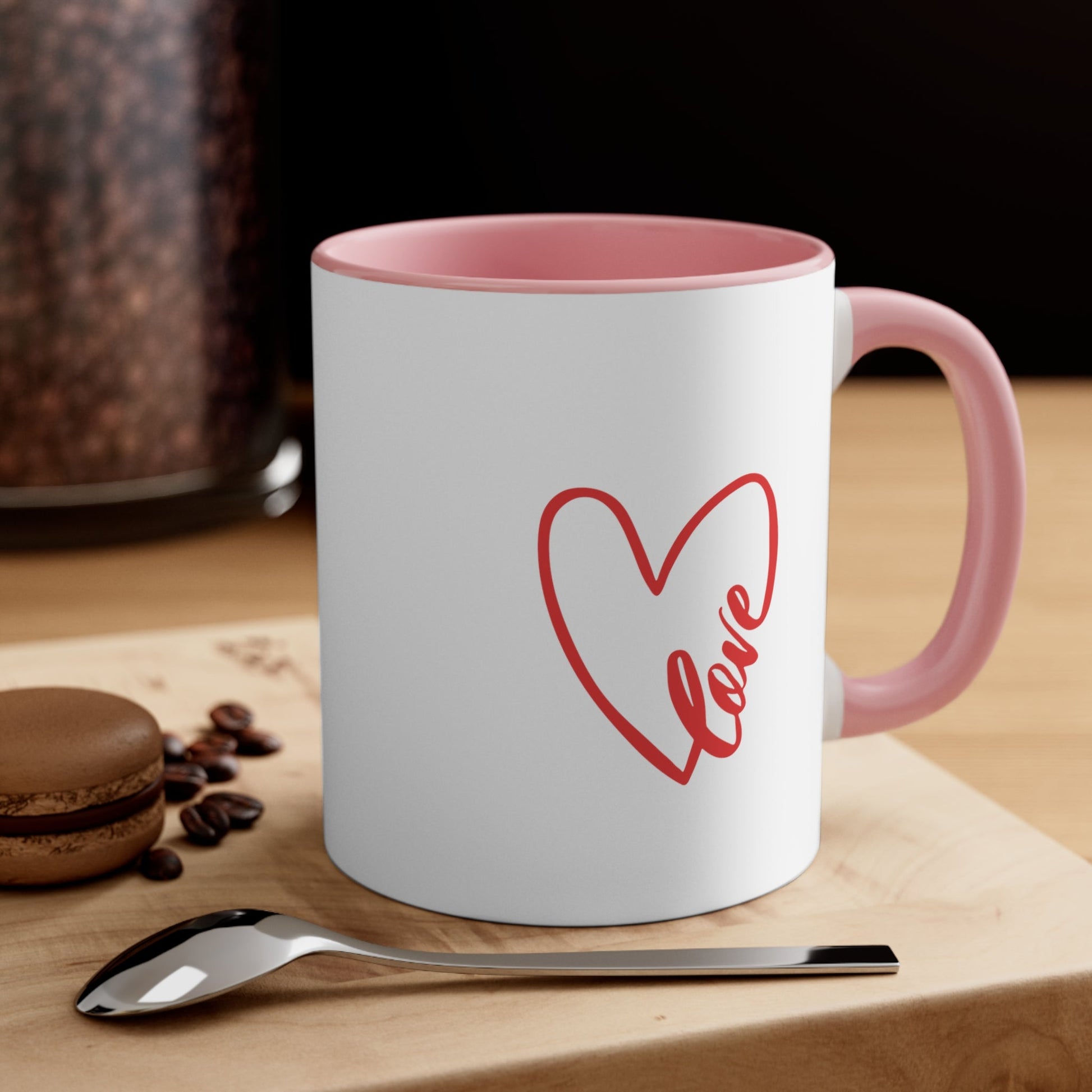 Heart Accent Coffee Mug, 11oz - Trendy AF