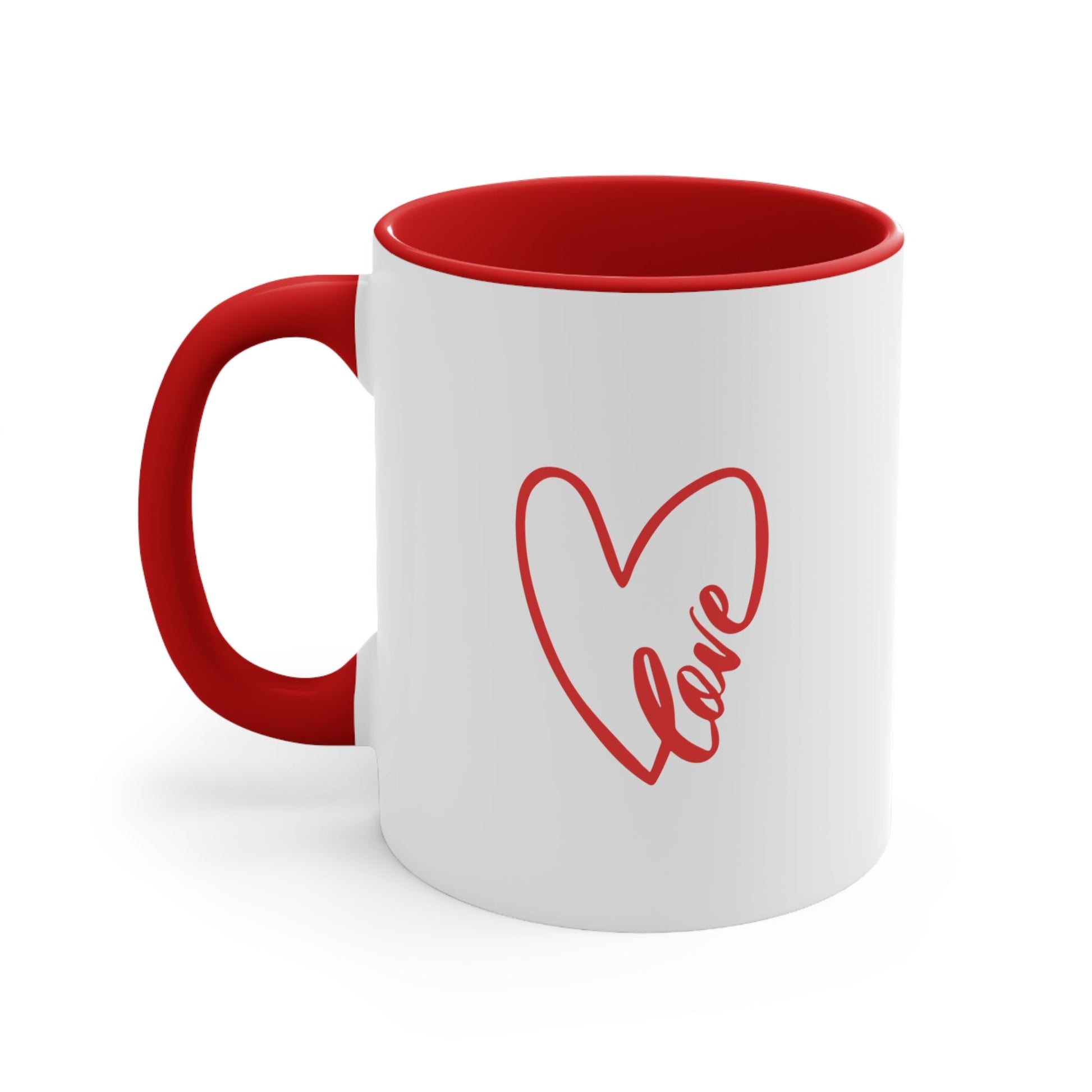 Heart Accent Coffee Mug, 11oz - Trendy AF