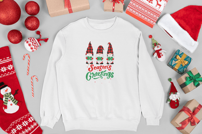 Ho Ho Ho Seasons Greetings Holiday Sweatshirt - Trendy AF