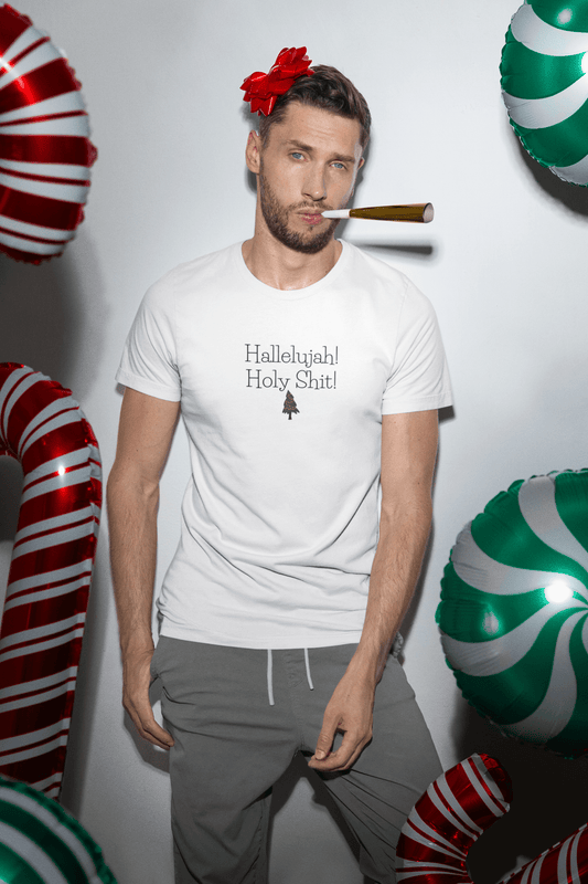 Holy Sh*t Christmas Heavy Cotton Tee - Trendy AF