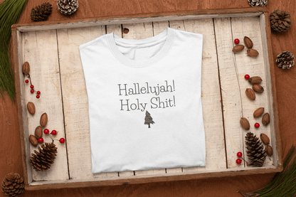 Holy Sh*t Christmas Heavy Cotton Tee - Trendy AF