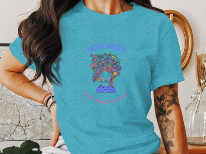 Inspiring Teachers Plant Seeds That Grow Graphic T-Shirt - Trendy AF