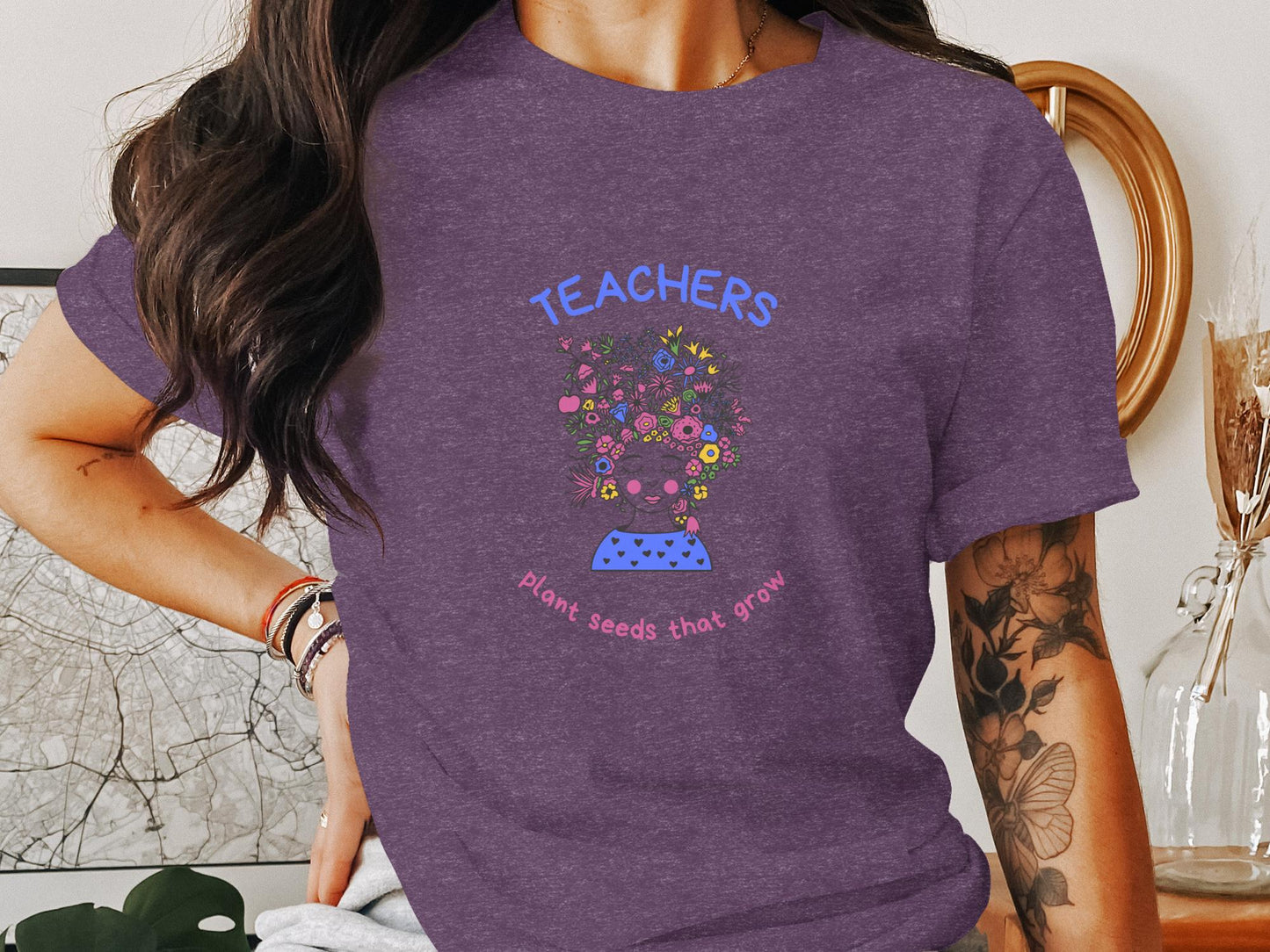 Inspiring Teachers Plant Seeds That Grow Graphic T-Shirt - Trendy AF