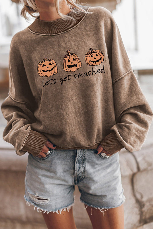 LET'S GET SMASHED Graphic Sweatshirt - Trendy AF