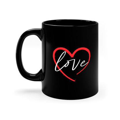 Love 11oz Black Mug - Trendy AF