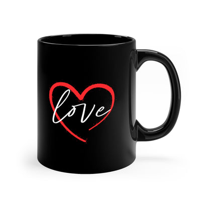 Love 11oz Black Mug - Trendy AF