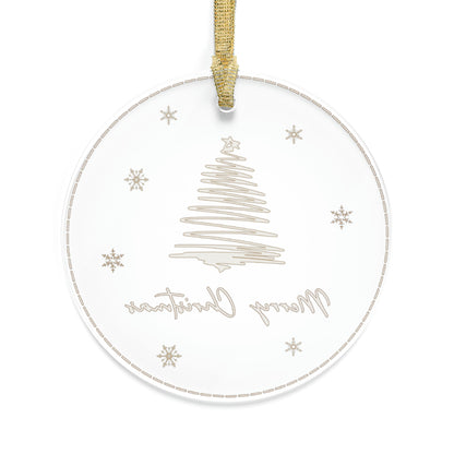 Merry Christmas Acrylic Ornament - Trendy AF