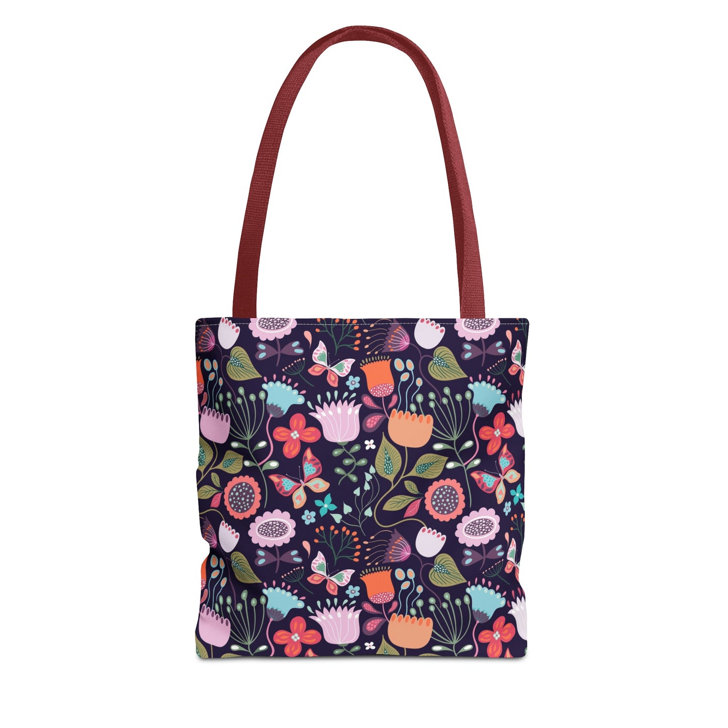 Midnight Garden - Enchanted Floral Tote Bag - Trendy AF