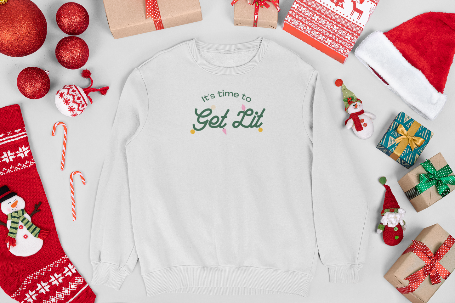 Get Lit Holiday Sweatshirt