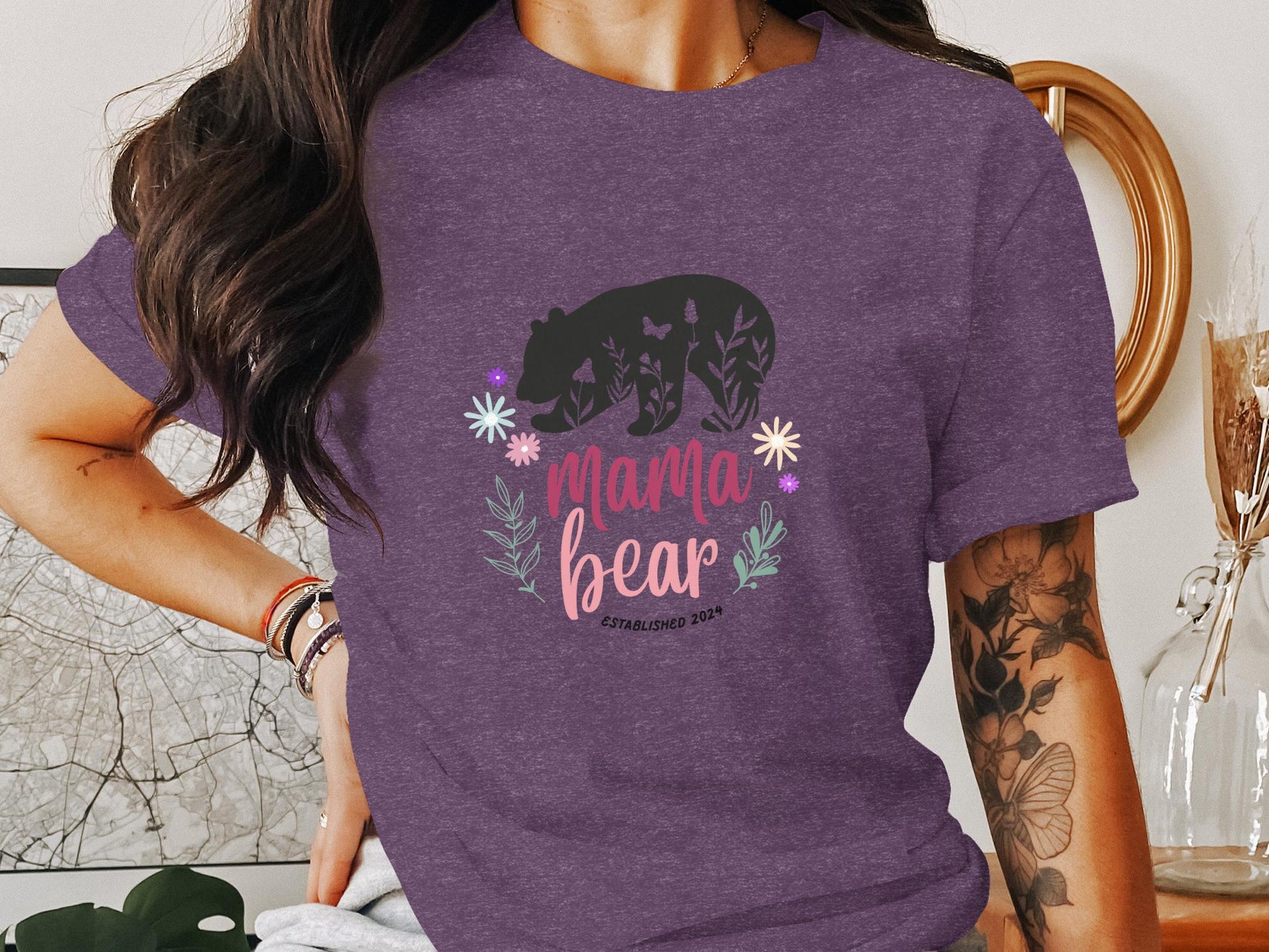 New Mom Mama Bear T-shirt - Trendy AF