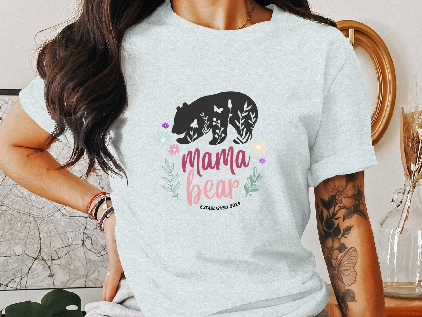 New Mom Mama Bear T-shirt - Trendy AF