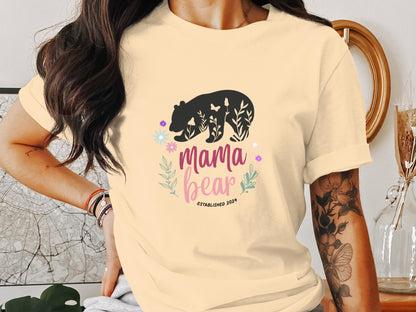 New Mom Mama Bear T-shirt - Trendy AF